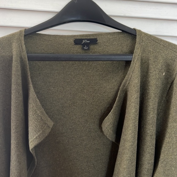 J crew mid weight drapey jacket large - Picture 3 of 4